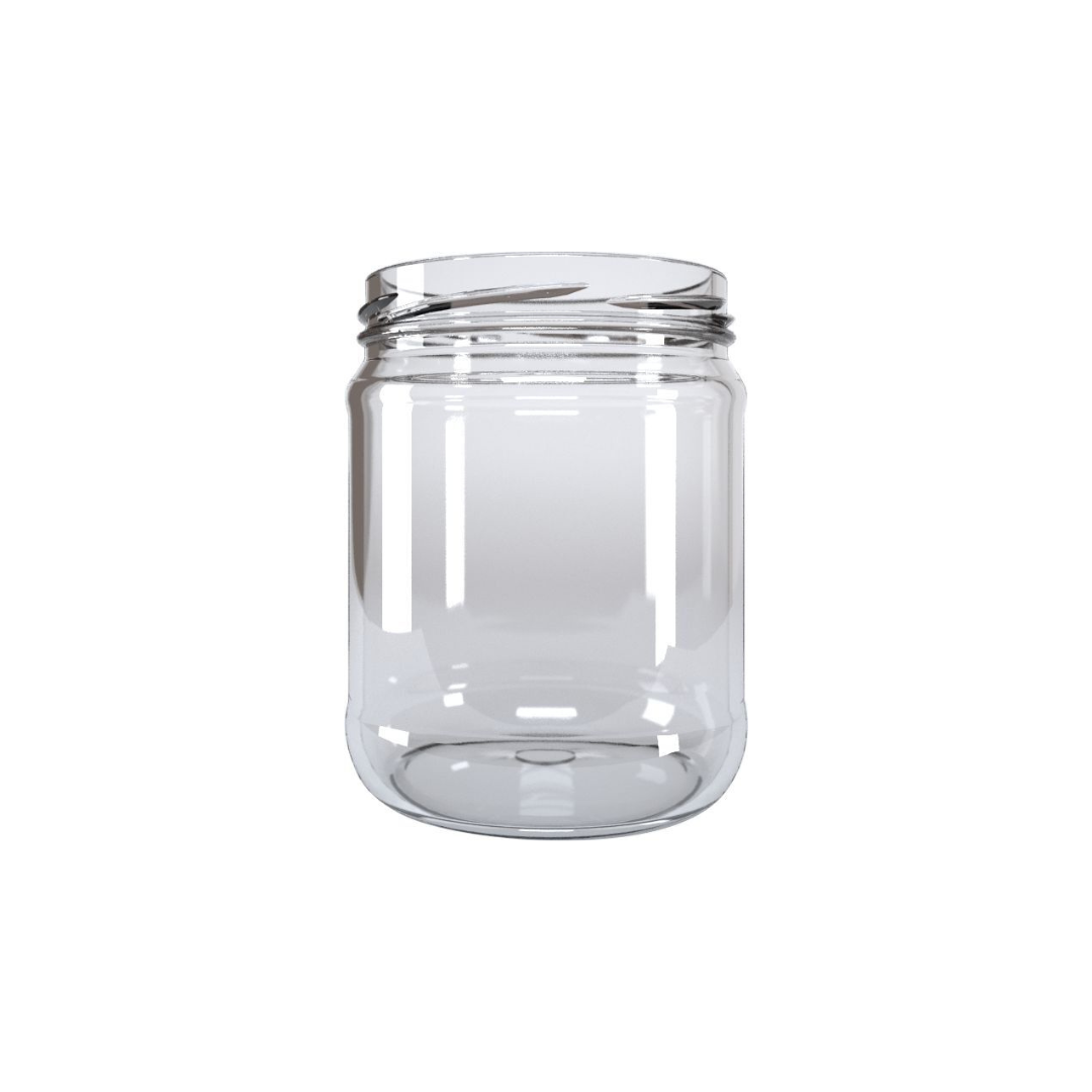 Frasco jar 460 mL - caja de 12 piezas | Tapa no incluida