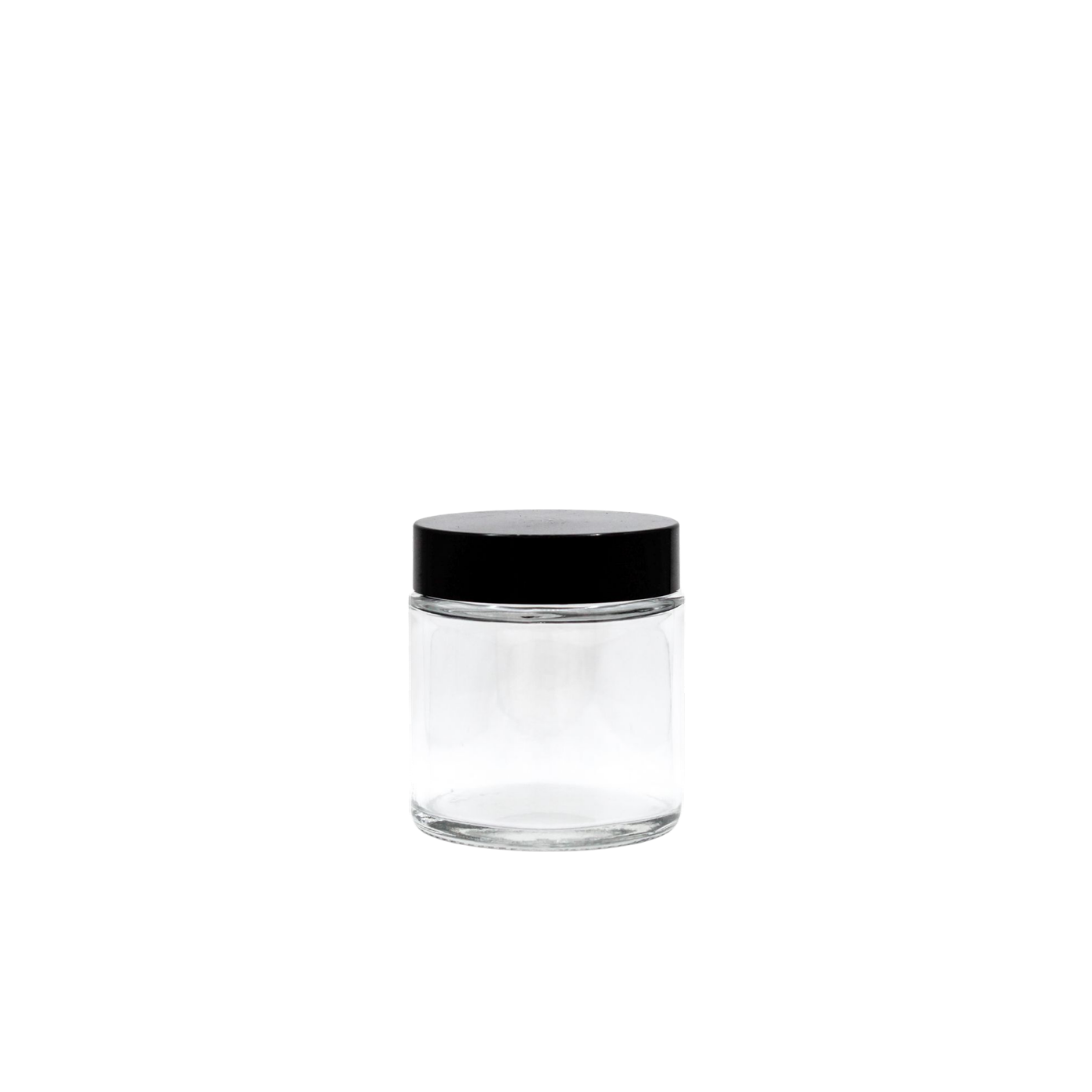 Frasco 100 ml estandar cristalino - charola de 30 piezas | Tapa no incluida