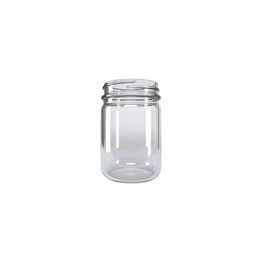 Frasco 125 mL boca ancha - caja de 48 piezas | Tapa no incluida