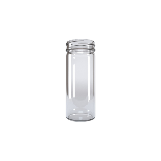 Frasco 125 mL cilíndrico - caja de 12 piezas | Tapa no incluida