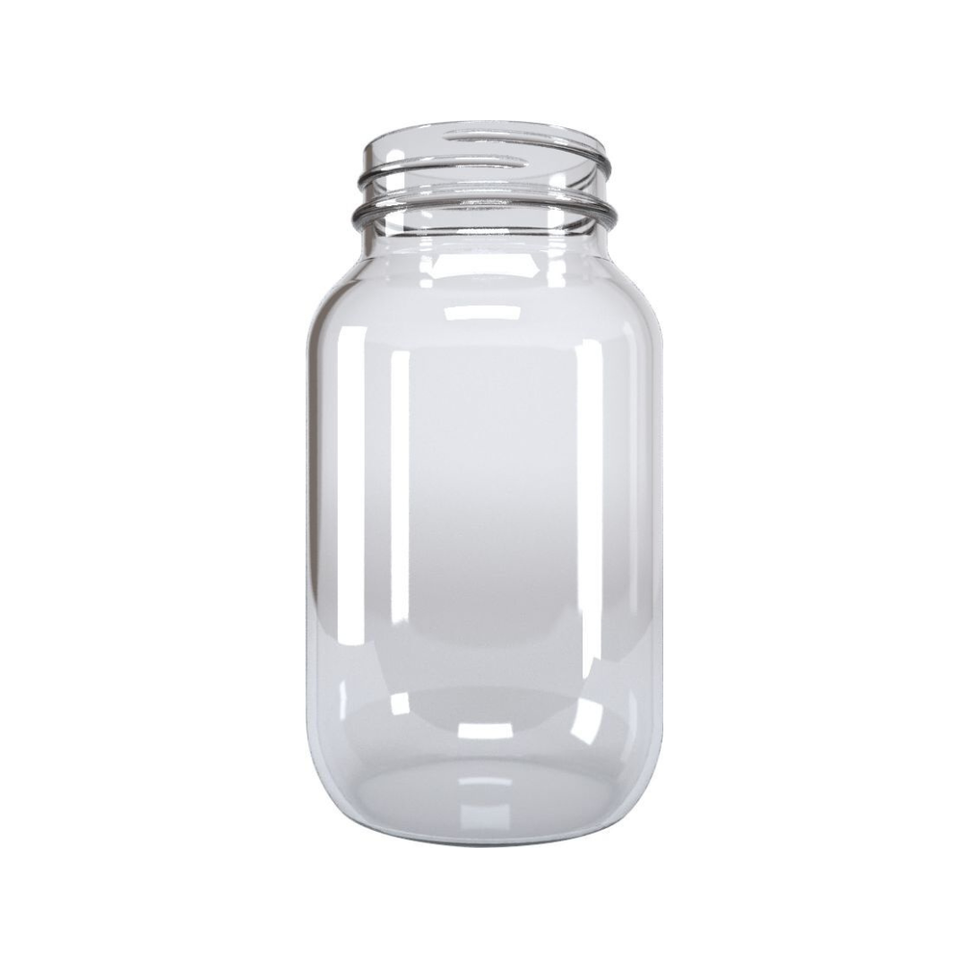 Frasco 940 mL estándar - caja de 12 piezas | Tapa no incluida