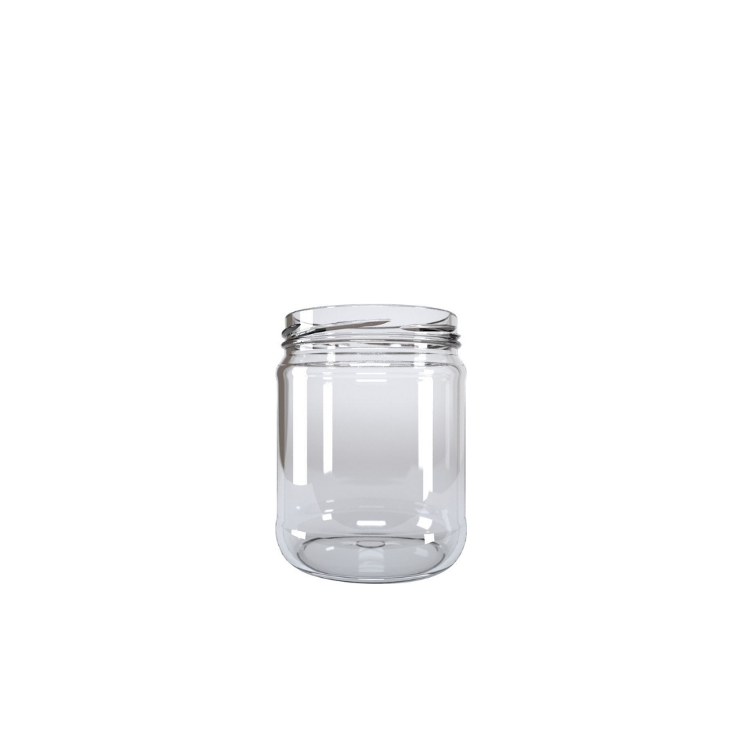 Frasco jar 460 mL - caja de 12 piezas | Tapa no incluida