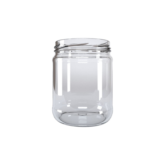 Frasco jar 460 mL - caja de 12 piezas | Tapa no incluida