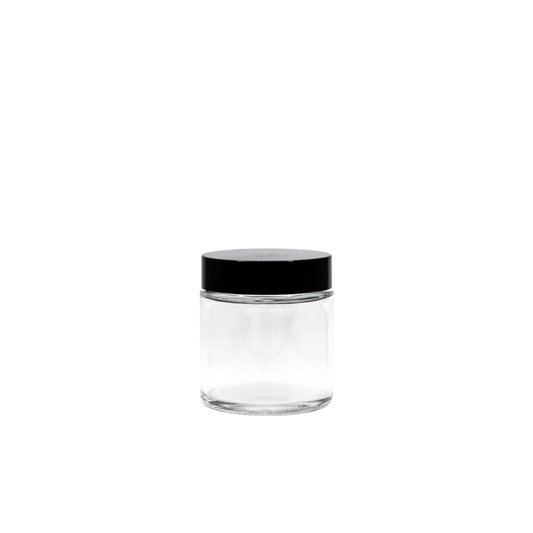 Frasco 100 ml estandar cristalino - charola de 30 piezas | Tapa no incluida